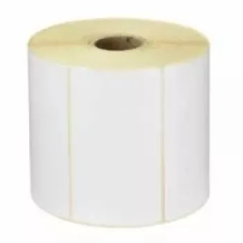 Zebra Z-Select 2000T rollo de etiquetas de termotransferencia – papel estucado blanco mate, adhesivo acrílico permanente, 25,4 x 88,9 mm, 6 rollos x 5180 etiquetas