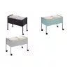 DURABLE ECONOMY DUO 100 A4 carro de archivo colgante, 2 niveles, capacidad para 100 archivos, negro 308223