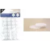 Kangaro K-5062 puntos de velcro autoadhesivos, 20 mm, blanco