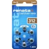 Pila de zinc-aire para audífonos Renata ZA312 PR41 165 mAh 1,4 V pack de 6 ZA312.DP6 0HG