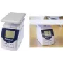Báscula de correo digital RAADHUIS RD-351143 500 g, división 1 g, blanco/azul plástico, tara, encendido/apagado, a pilas