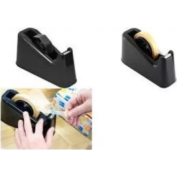 Dispensador de cinta de mesa RAADHUIS B2, sin cinta, negro, base antideslizante, para cinta de hasta 19 mm (RD-3836200)
