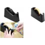 Dispensador de cinta de mesa RAADHUIS B2, sin cinta, negro, base antideslizante, para cinta de hasta 19 mm (RD-3836200)