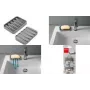 Metaltex Jabonera Gravity-Soap, gris, PEVA/EVA, reversible, 1 unidad 297019000