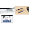 KANGARO K-56201 Estuche transparente, 330 x 125 mm, cremallera, PVC