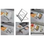 Metaltex Tokyo LAVA Soporte para libros de cocina negro mate 352918000