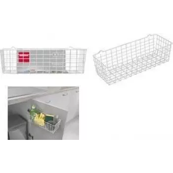 Cesta multiusos Metaltex Pandino, 330 mm, blanco 361700014