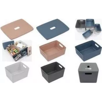 Tapa para caja de almacenamiento M Kangaro, polipropileno, rosa, compatible con cajas de 20-28 litros, 1 unidad (K-670023)