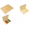 Portabolígrafos de madera KANGARO K-830060, 280 x 200 x 30 mm, natural