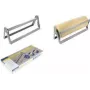 Dispensador de rollos de papel kraft RAADHUIS para rollos de 500 mm, metal, base estable, diámetro máx. de rollo 260 mm RD-351198