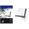 KANGARO K-7900086 Papel carbón, DIN A4, 10 hojas, azul, 210 x 297 mm, para escritura a mano