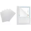 PAVO Funda de presentación de documentos A4 PP transparente granulado, abierta arriba y a la derecha, con muesca para el pulgar, 0,10 mm, 1 unidad 8020638