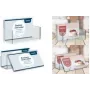 EUROPEL Tarjetero, 1 compartimento, poliestireno transparente, para tarjetas de hasta 55 x 95 mm, 1 unidad (350090)
