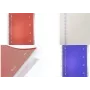 KANGARO Bloc universitario 4 en 1, DIN A4, 100 hojas, rayado, cubierta de PP azul, con 4 separadores móviles K-58381