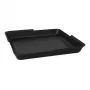 PAPSTAR Circulware Bandeja de servir rectangular reutilizable, sin divisiones, negra, 1000 ml, polipropileno con 30% de cargas minerales, 1 unidad 97021