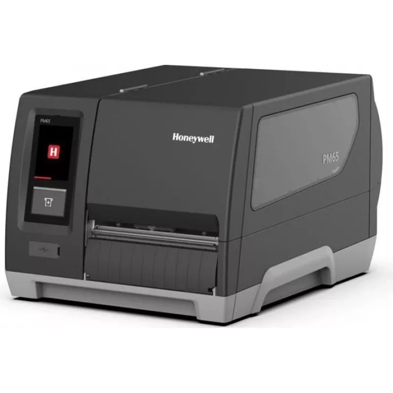 Honeywell PM65 Impresora térmica industrial de etiquetas, 203 dpi, rebobinado, LTS, dispensador, RTC, USB, RS232, Ethernet