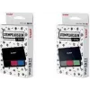 Trodat 9051 Almohadilla multicolor, 3 colores negro/rojo/azul, 90 x 50 mm, tinta indeleble 204097