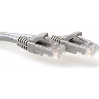 ACT IB3052 Cable de red CAT6A U/UTP snagless, 0,25 m, gris