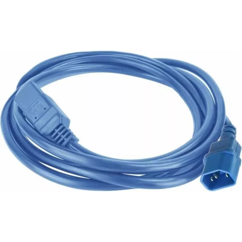 ACT Cable de alimentación C14 a C21 IEC 60320 azul 3 m (AK5384)