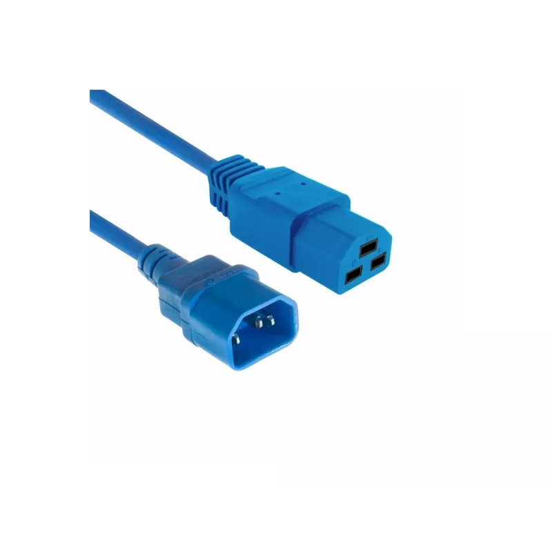 ACT Cable de alimentación C14 a C21 IEC 60320 azul 3 m (AK5384)