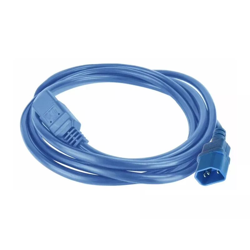 ACT Cable de alimentación C14 a C21 IEC 60320 azul 3 m (AK5384)
