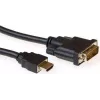 ACT Cable convertidor HDMI conector macho A a DVI-D conector macho Single-Link de 1 m negro (AK3739)