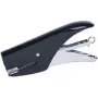 PAVO 8039128 Grapadora, capacidad de 16 hojas, metal, negra, grapado abierto y cerrado