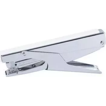 PAVO Grapadora, 16 hojas, metal plateado/blanco, grapado abierto y cerrado, 1 unidad 8052257