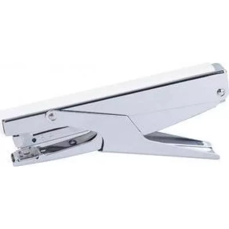 PAVO Grapadora, 16 hojas, metal plateado/blanco, grapado abierto y cerrado, 1 unidad 8052257