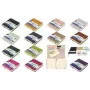 Kangaro Cuaderno de bocetos, 80 hojas, 120 x 120 mm, tapa dura de PU verde bosque, papel crema de 140 g/m² K-861208