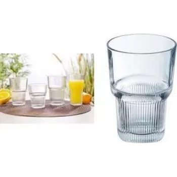 Esmeyer Arcoroc Starline Juego de vasos de vidrio templado, 350 ml, transparente, 6 uds. 384-6734