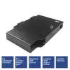 ACT Caja de conexiones de fibra óptica para cables preterminados y adaptadores MTP/MPO, 1 ranura (FA2130)