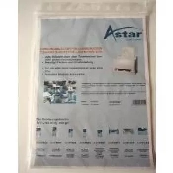 ASTAR AS31023 Hojas de limpieza para impresoras láser, pack de 10, A4, elimina tóner y polvo