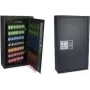 PAVO Caja de seguridad electrónica de alta seguridad para 300 llaves, acero gris oscuro, mate 8010905