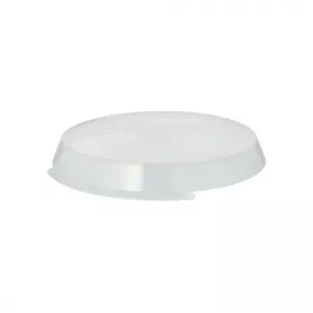 PAPSTAR Circulware tapa redonda transparente para cuencos, polipropileno con 30% de cargas minerales, 180 mm, 1 ud. 97020