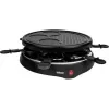 Tristar RA-2998 raclette con parrilla y 6 sartenes antiadherentes, 800 W, negro