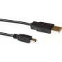 ACT SB2413 cable USB 2.0 de 3 m conector macho USB-A a conector macho Mini-USB B negro