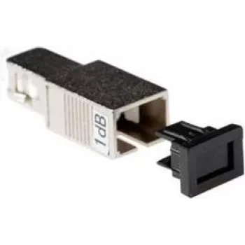 ACT atenuador de fibra óptica SC 5 dB monomodo SC/UPC carcasa metálica EA4005