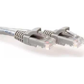 ACT Cable de red U/UTP CAT6 snagless gris de 0,25 m con conectores macho RJ45 (IS8052)