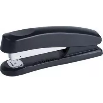 PAVO 8053230 Grapadora de sobremesa, capacidad de 25 hojas, mecanismo de carga superior, plástico ABS, negra