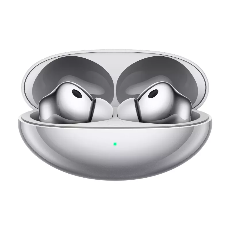 HUAWEI FreeBuds Neo Stellar Silver Auriculares inalámbricos con estuche de carga, Bluetooth 5.3, IP54
