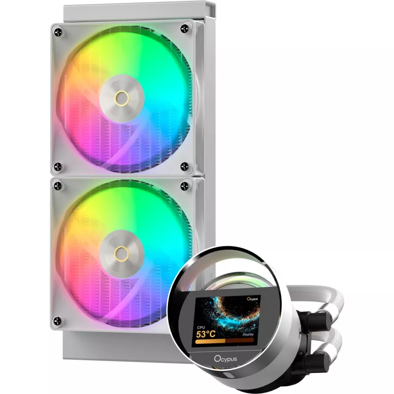 Ocypus Sigma L24 ARGB Blanco Refrigeración líquida para CPU 240mm