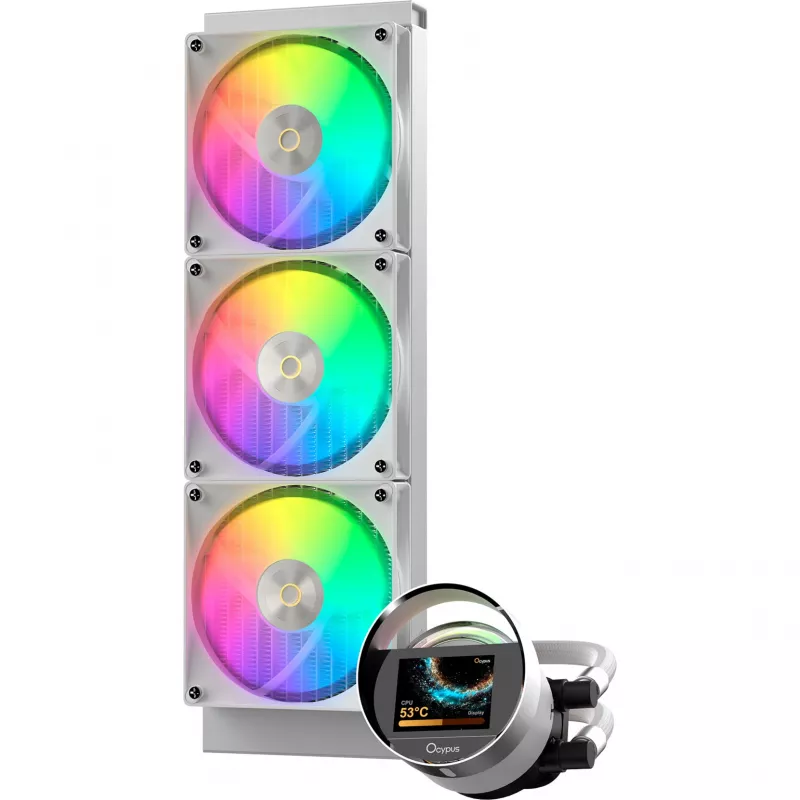 Ocypus Sigma L36 ARGB Blanco Refrigeración líquida para CPU 360mm