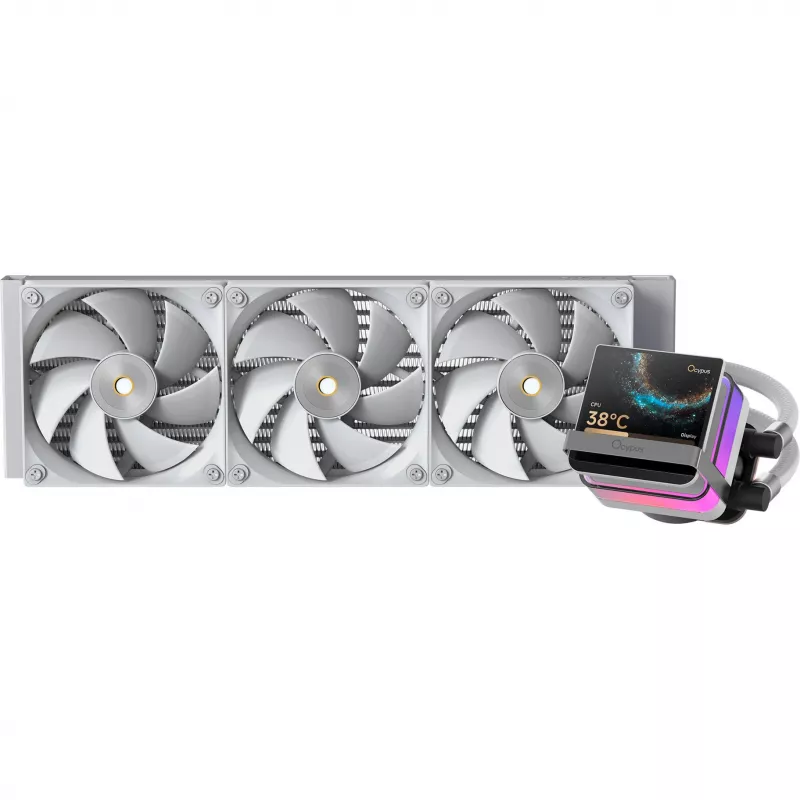 Ocypus Sigma L36 PRO Blanco Refrigeración líquida AIO para CPU 360mm ARGB