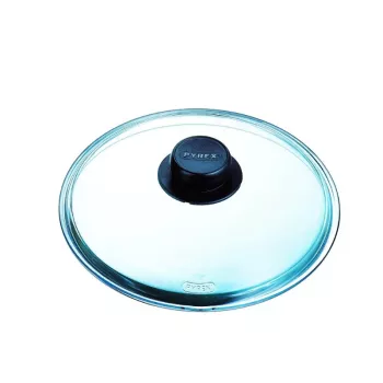 PYREX Tapa de cristal 24 cm, vidrio borosilicato