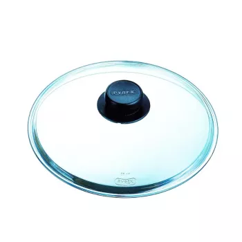 PYREX Tapa de cristal 26 cm, vidrio borosilicato