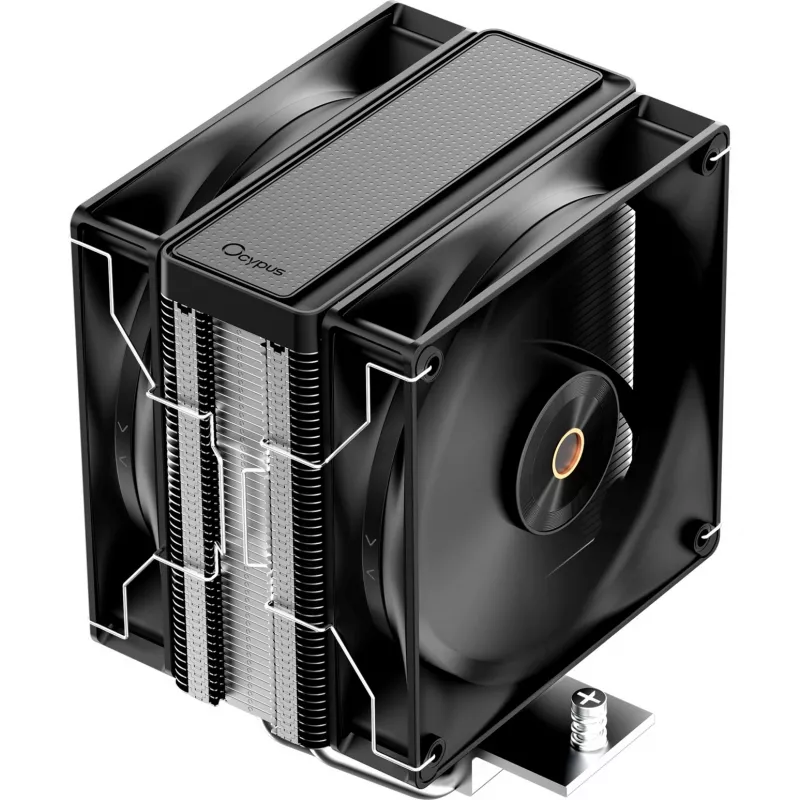 Ocypus Delta A40 Elite Doble ventilador Negro Disipador de CPU por aire 120 mm