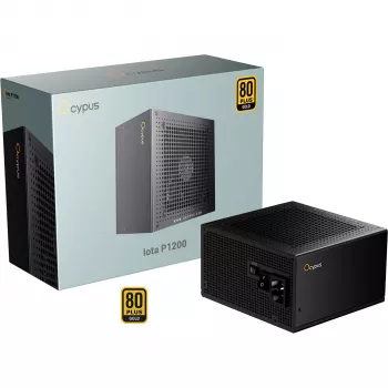 OCYPUS Iota P1200 1200W 80 PLUS Gold Fuente de alimentación totalmente modular ATX 3.0 - Negro