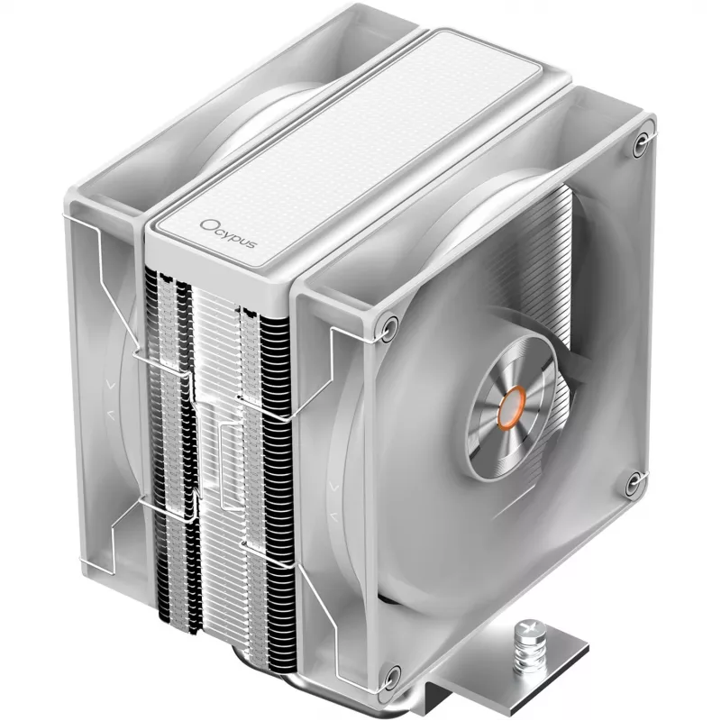 Ocypus Delta A40 Elite Doble ventilador Blanco Disipador de CPU por aire 120 mm