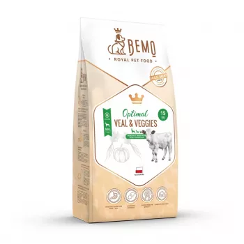 BEMO Optimal ternera y verduras Medium/Large - pienso seco para perros - 15kg